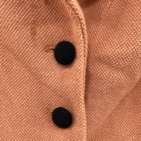 Kay Unger Wool/Silk Blazer - Orange Rust - 4 - Picture 4 of 13
